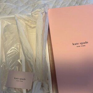 New Kate Spade New York Darling Point Toasting Flutes Set of 2, Mr & Mrs Wedding